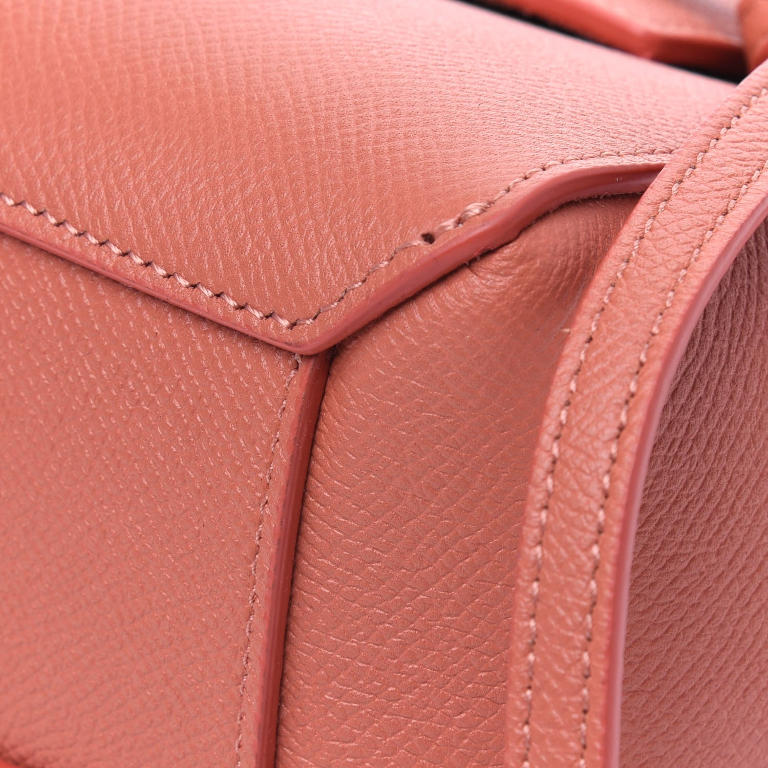 Celine Grained Calfskin Pico Belt Bag Lychee 11 of 13