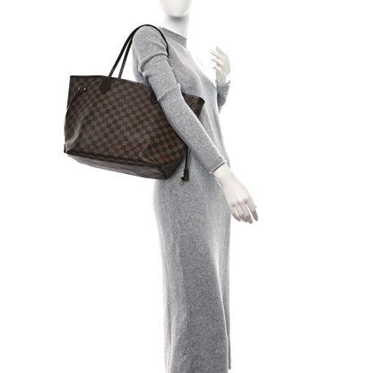 Louis Vuitton Damier Ebene Neverfull MM 2 of 9