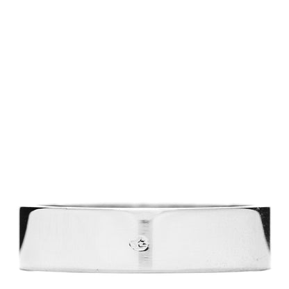 Hermes 18K White Gold Diamond PM Kelly Ring 54 6.75 3 of 5