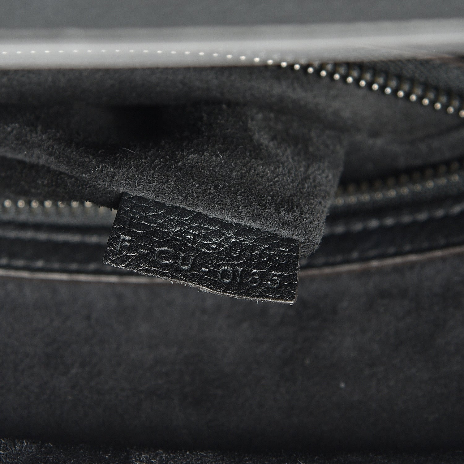 Celine Drummed Calfskin Micro Luggage Black 6 of 12