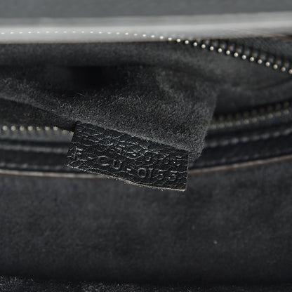 Celine Drummed Calfskin Micro Luggage Black 6 of 12