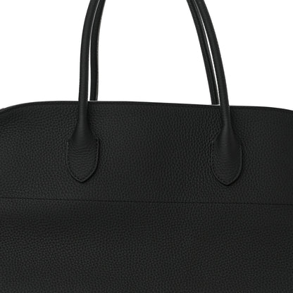 The Row Grained Calfskin EW Margaux Black 7 of 9