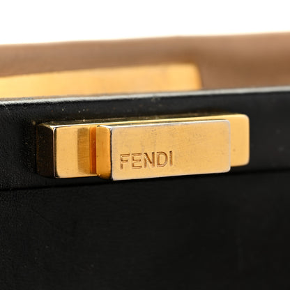 Fendi Calfskin Medium Peekaboo Iconic Satchel Tan 25 of 37