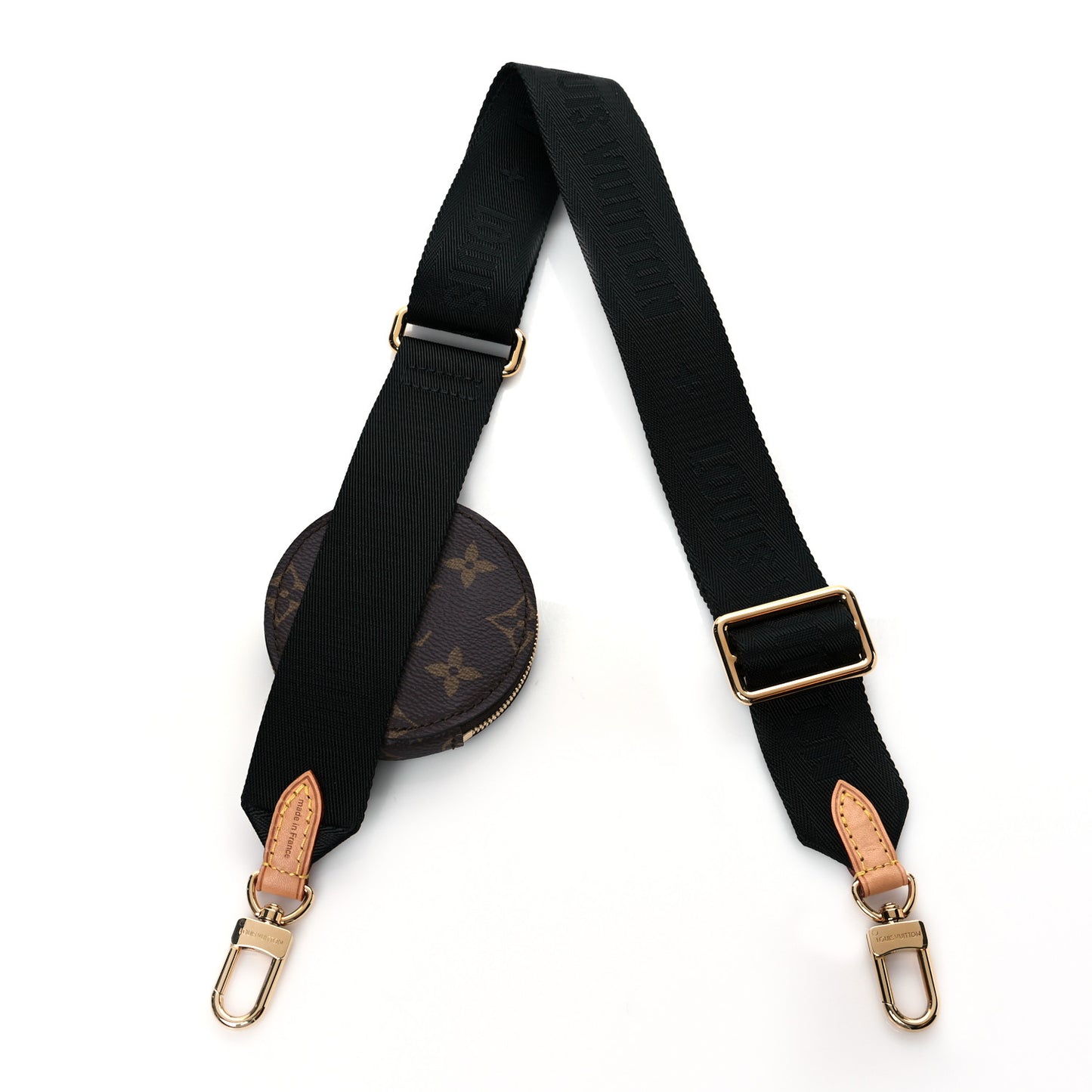 Monogram Multi Pochette Accessories Bandouliere Shoulder Strap Black
