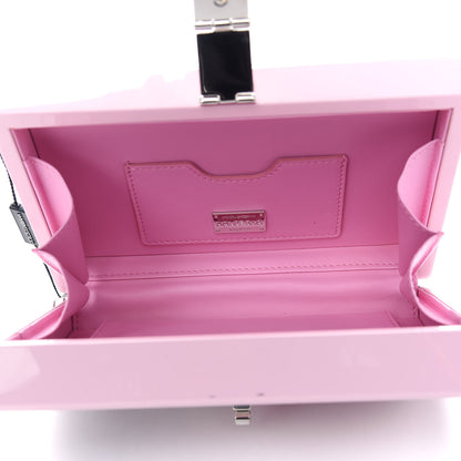 Dolce & Gabbana Acrylic Floral Print Dolce Box Clutch Pink 5 of 12