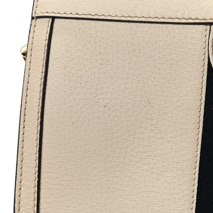 Gucci Textured Calfskin Web Small Ophidia Chain Shoulder Bag Mystic White 18 of 19