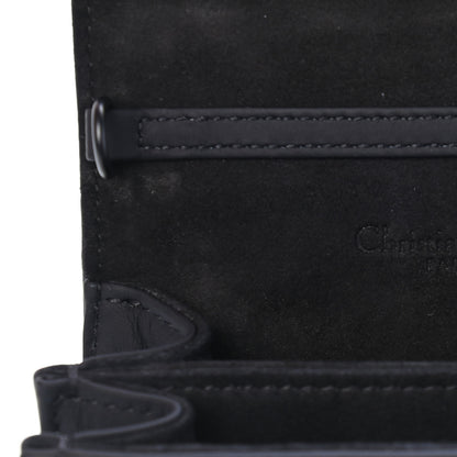 Christian Dior Ultra Matte Calfskin Studded Vertical Diorama Black 9 of 9