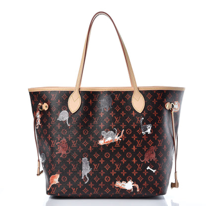Louis Vuitton Catogram Neverfull MM Marron 3 of 11
