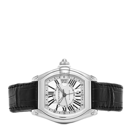 Cartier Stainless Steel Alligator 42mm Roadster GMT Automatic Watch 2 of 4