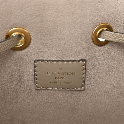 Louis Vuitton Empreinte Monogram Giant Neonoe MM Tourterelle Creme 7 of 10