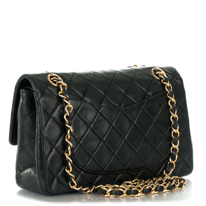 Chanel Lambskin Quilted Small Double Flap Black 3 of 8
