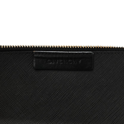 Givenchy Textured Coated Canvas Rottweiler Print Small Cosmetic Pouch Black 6 of 8