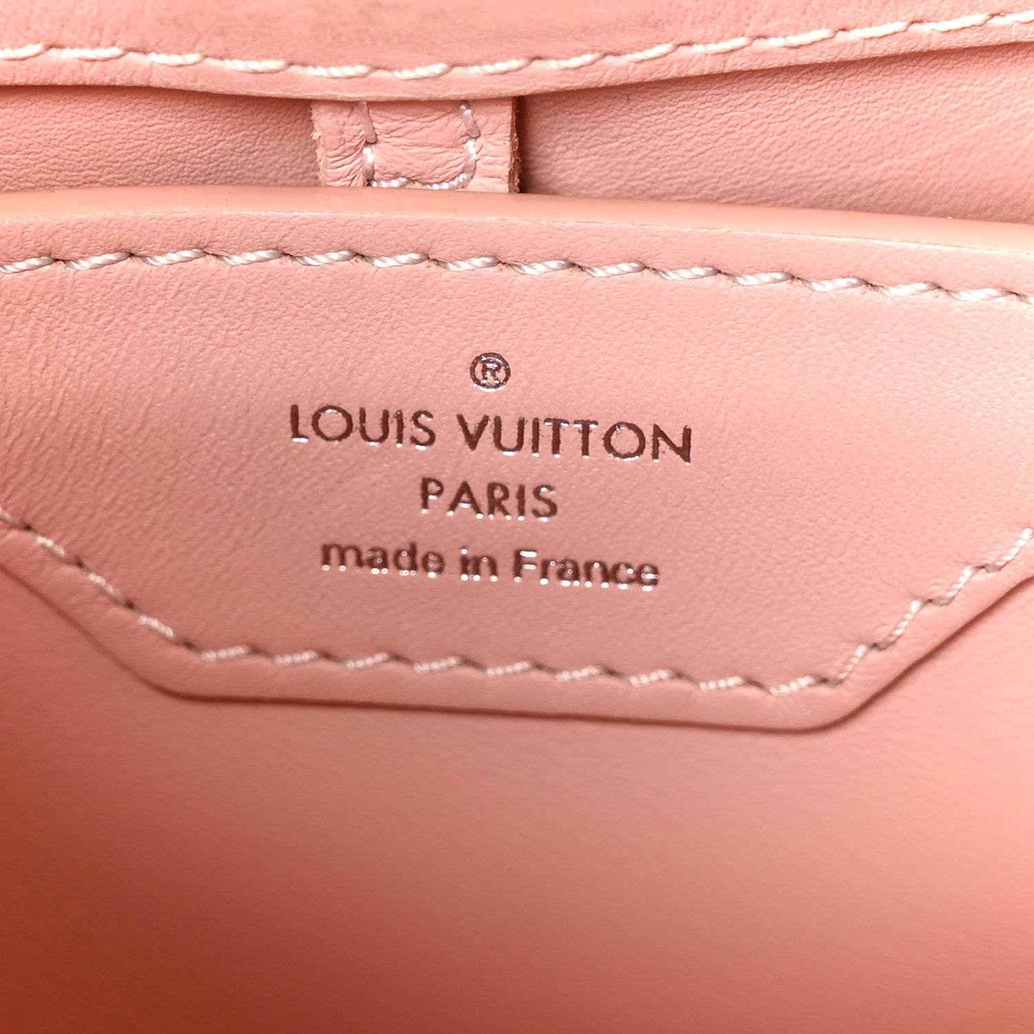 Louis Vuitton Lambskin Quilted Flower Capucines BB Pink 6 of 9