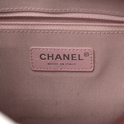 Chanel Patent Goatskin Quilted Medium Gabrielle Hobo White 6 of 15