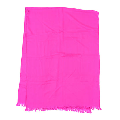Hermes Cashmere Silk New Libris Stole Rose Cyclamen 2 of 3