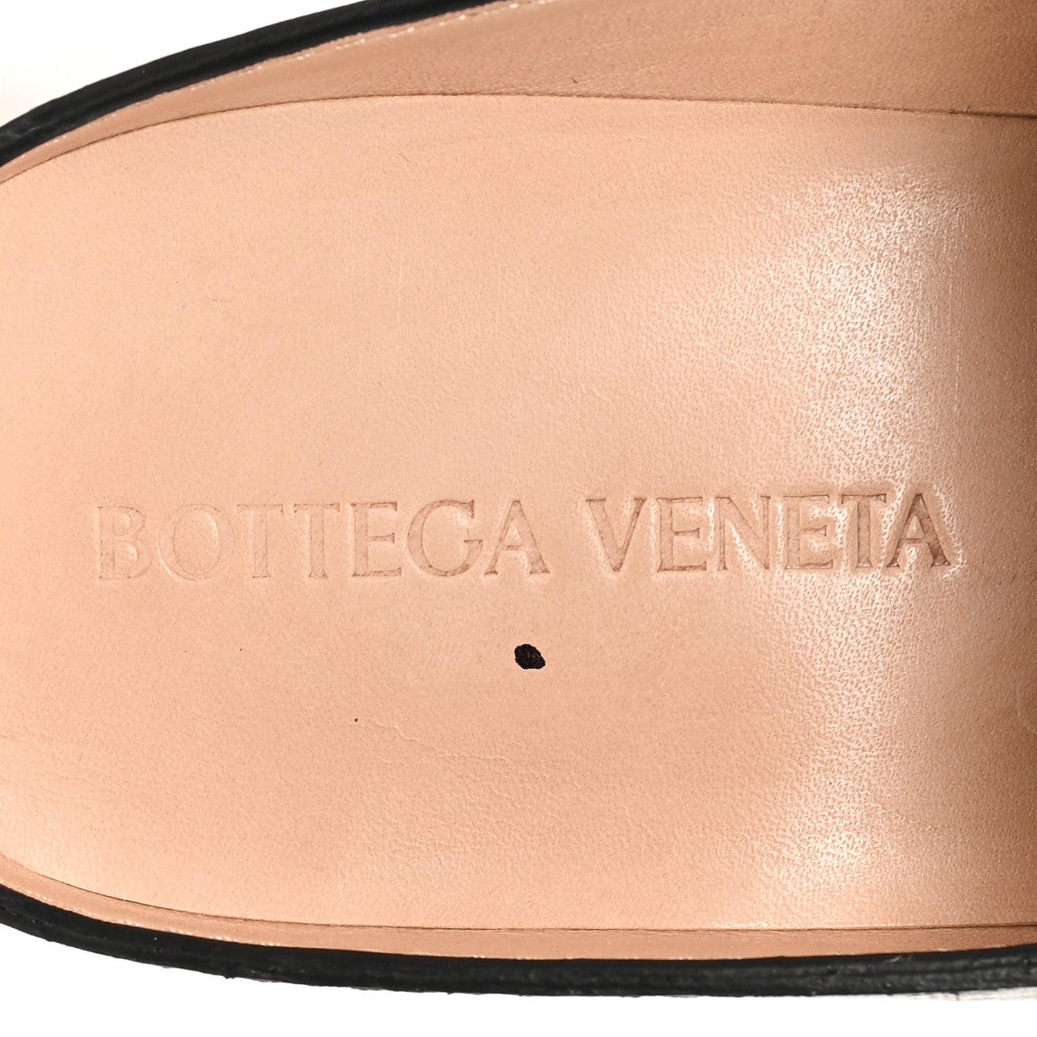 Bottega Veneta Calfskin Alligator Embossed Mules 39 Black 8 of 9