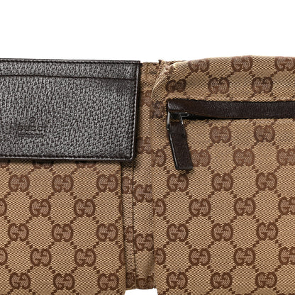 Gucci Monogram Web Belt Bag Dark Brown 8 of 10