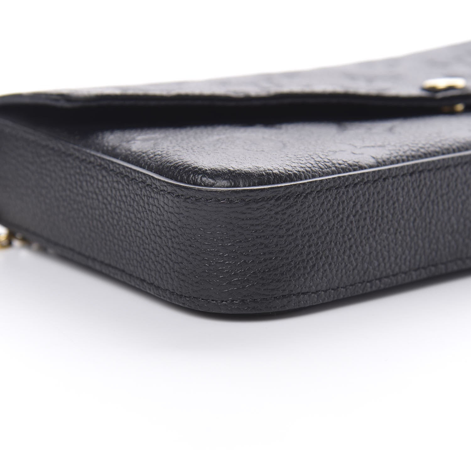 Louis Vuitton Empreinte Pochette Felicie Chain Wallet Black 10 of 11