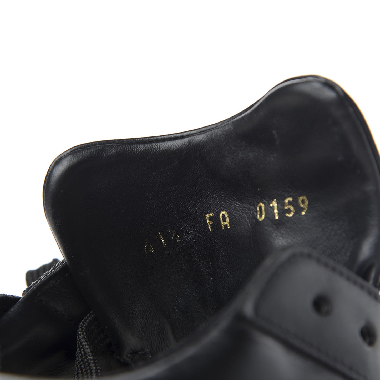 Calfskin Time Out Sneakers 41.5 Black