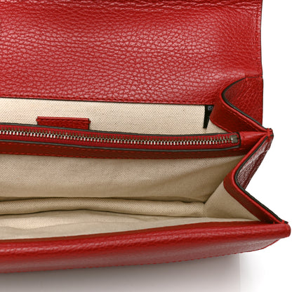Gucci Dollar Calfskin Swarovski Crystal Small Dionysus Shoulder Bag Hibiscus Red 4 of 4