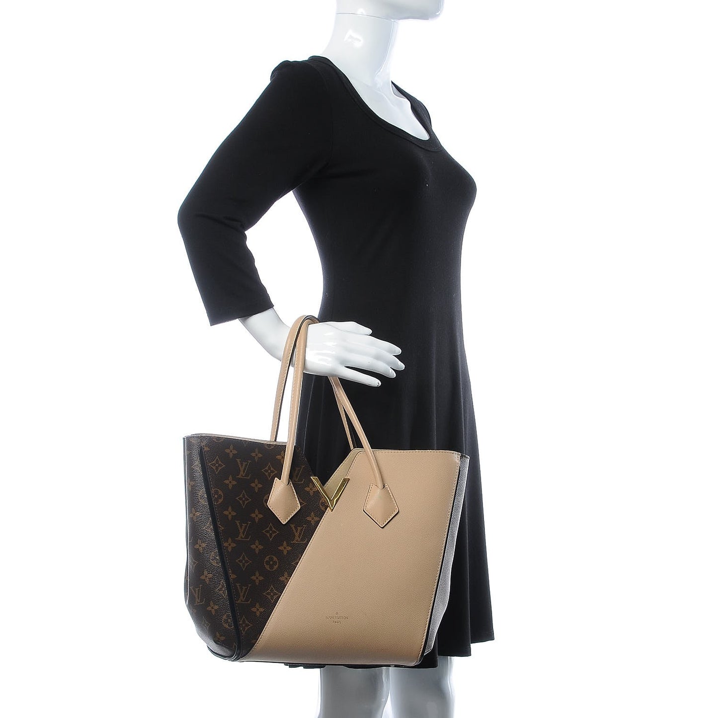 Calfskin Monogram Kimono Tote Dune