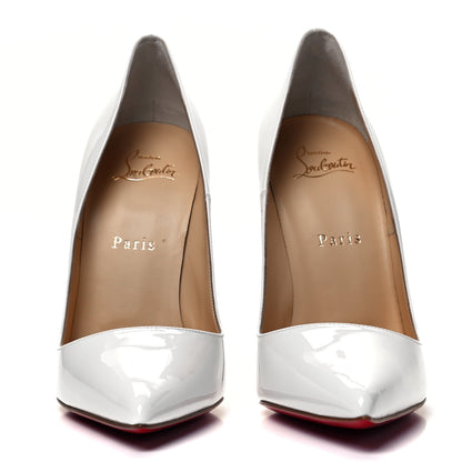 Christian Louboutin Patent So Kate 120 Pumps 38.5 White 2 of 8
