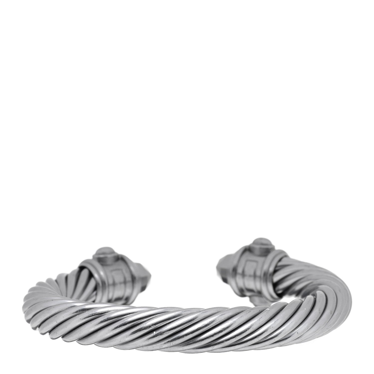 David Yurman Aluminum 10mm Cable Renaissance Bracelet Grey 2 of 4