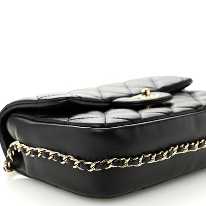 Chanel Lambskin Quilted Small My Precious Flap Black 9 of 11