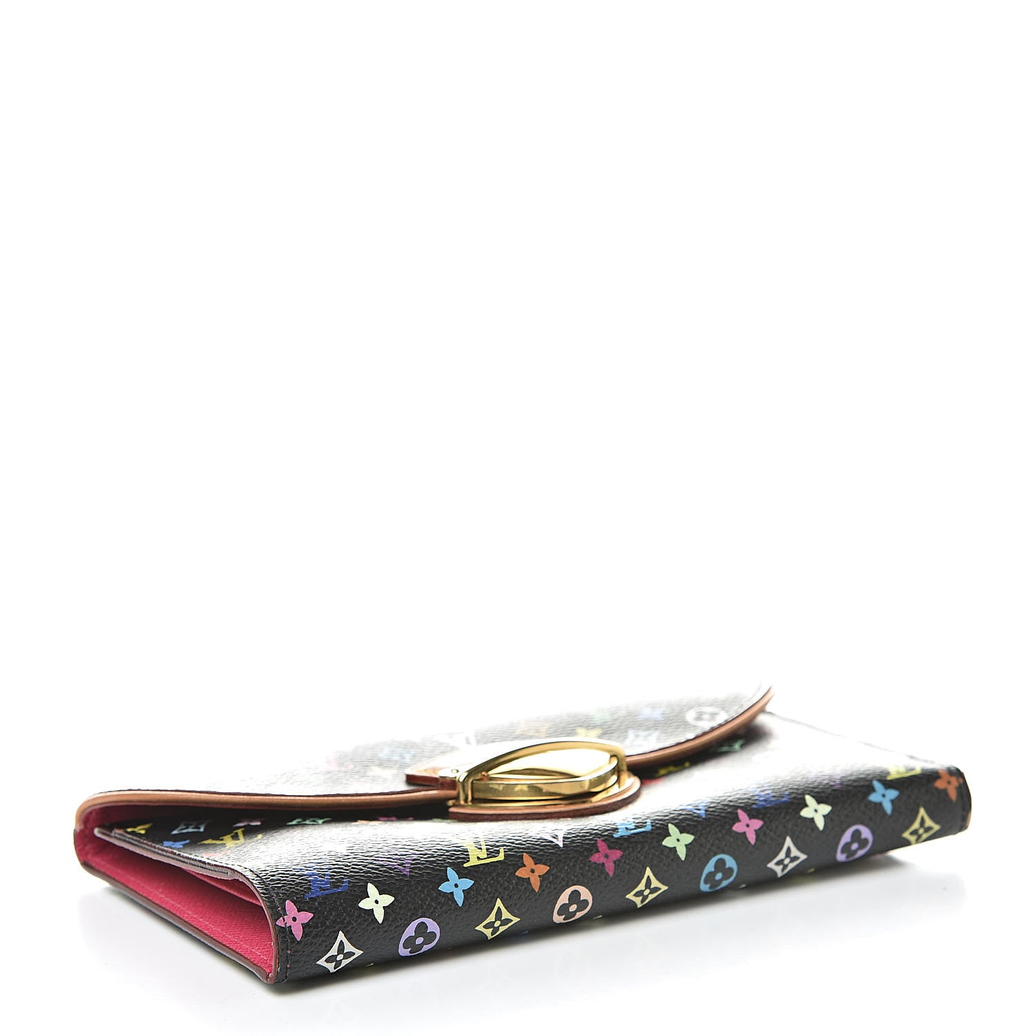 Louis Vuitton Monogram Multicolor Eugenie Wallet Black Grenade 4 of 13