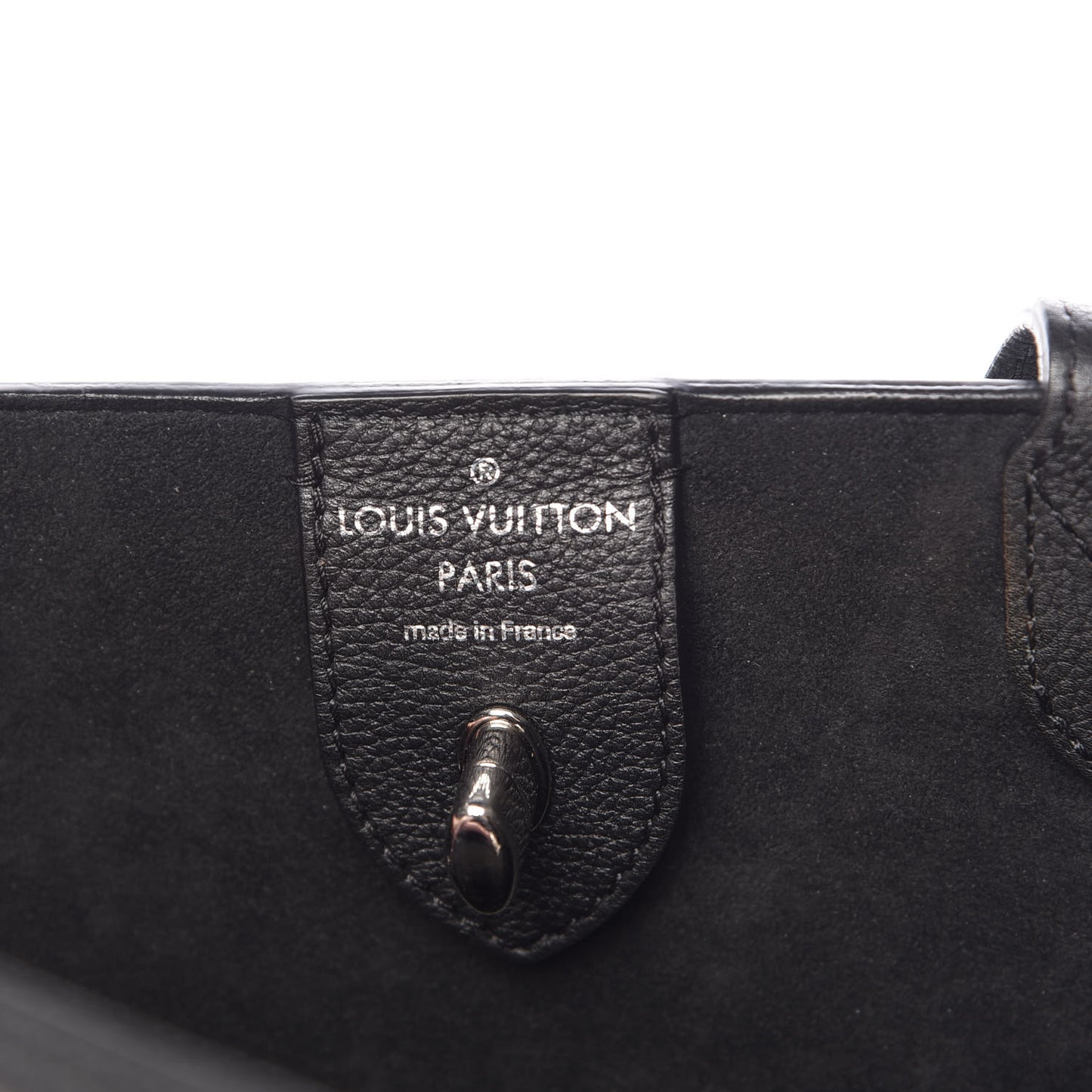 Calfskin Lockme Cabas Black
