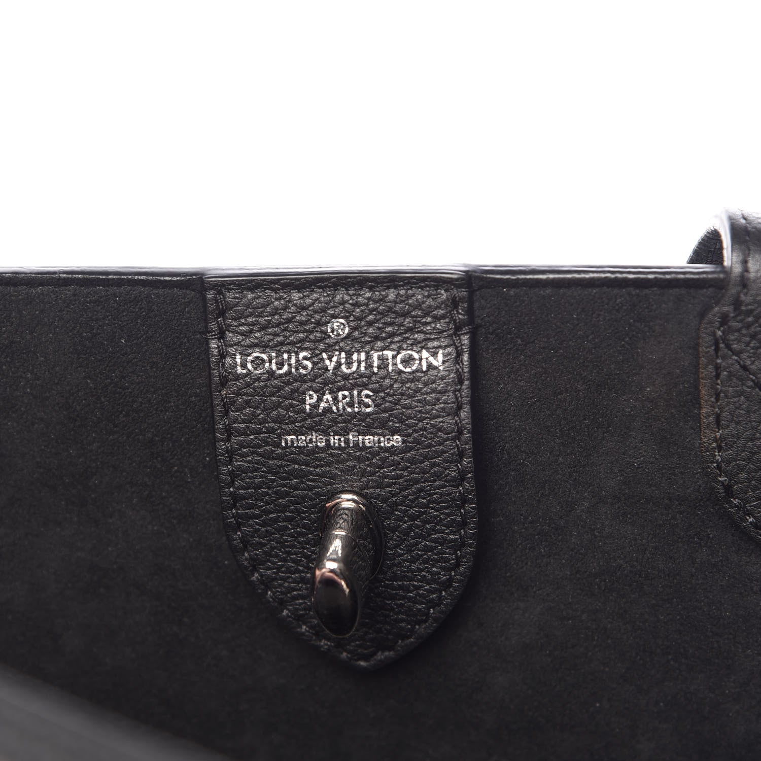 Louis Vuitton Calfskin Lockme Cabas Black 6 of 10