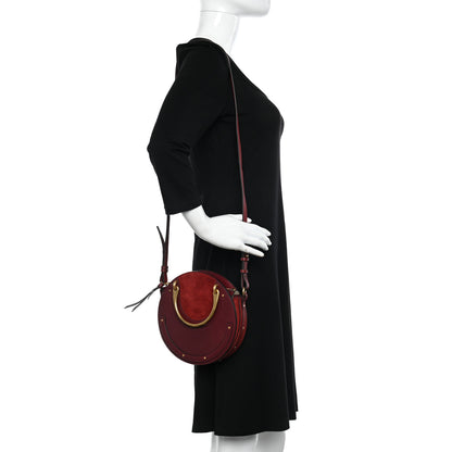 Chloe Calfskin Suede Small Pixie Bag Sienna Red 2 of 10
