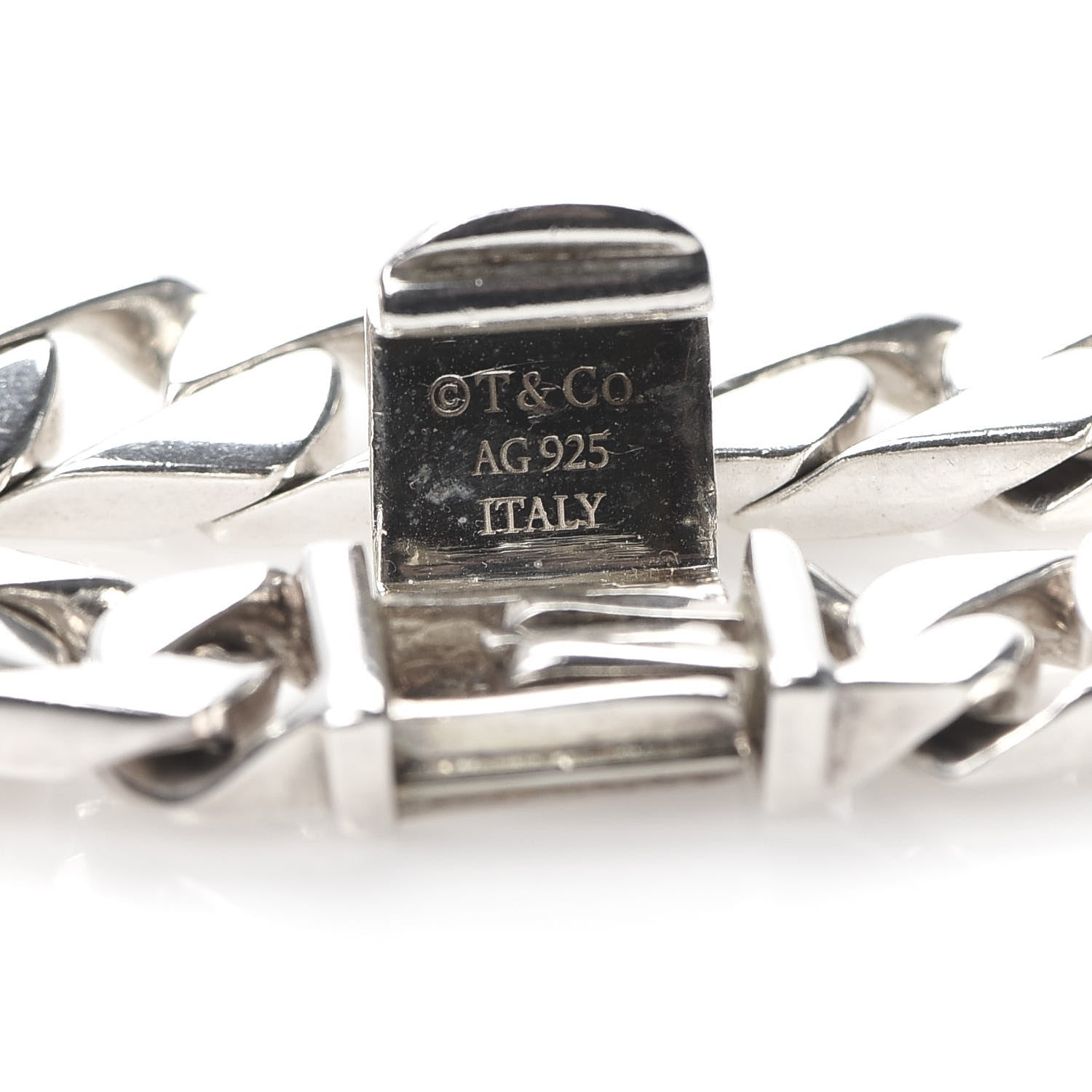 Tiffany Sterling Silver Curb Link Bracelet 5 of 5