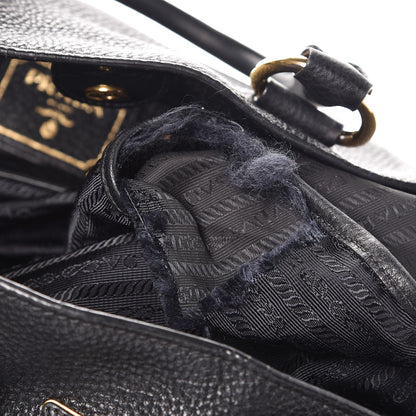 Prada Vitello Daino Tote Nero Black 11 of 13