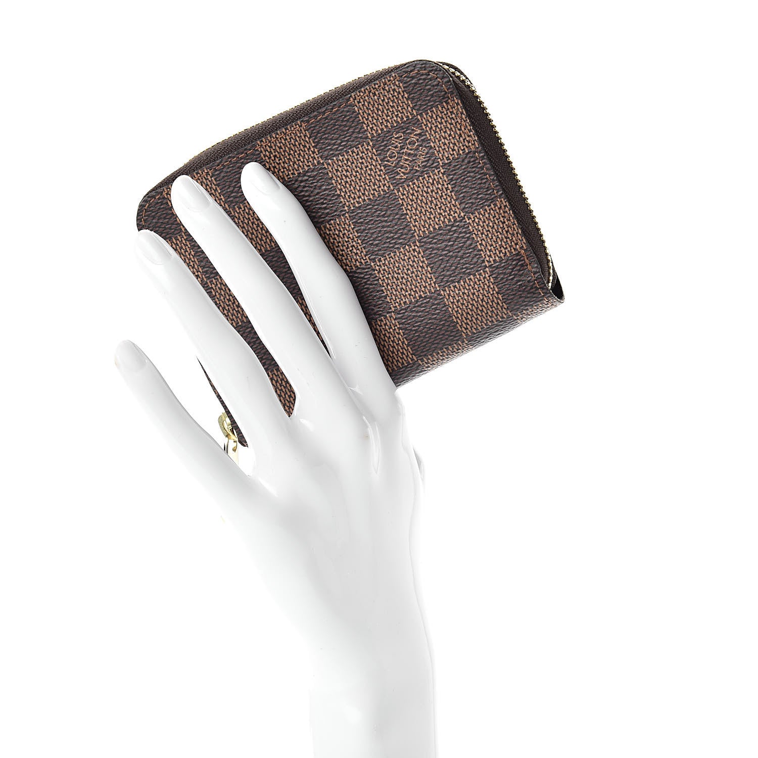Louis Vuitton Damier Ebene Zippy Coin Purse 2 of 7