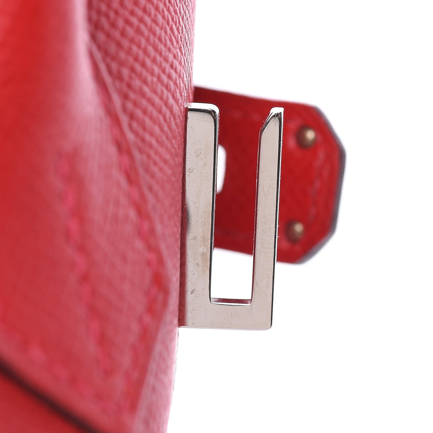 Epsom Birkin 30 Rouge Casaque