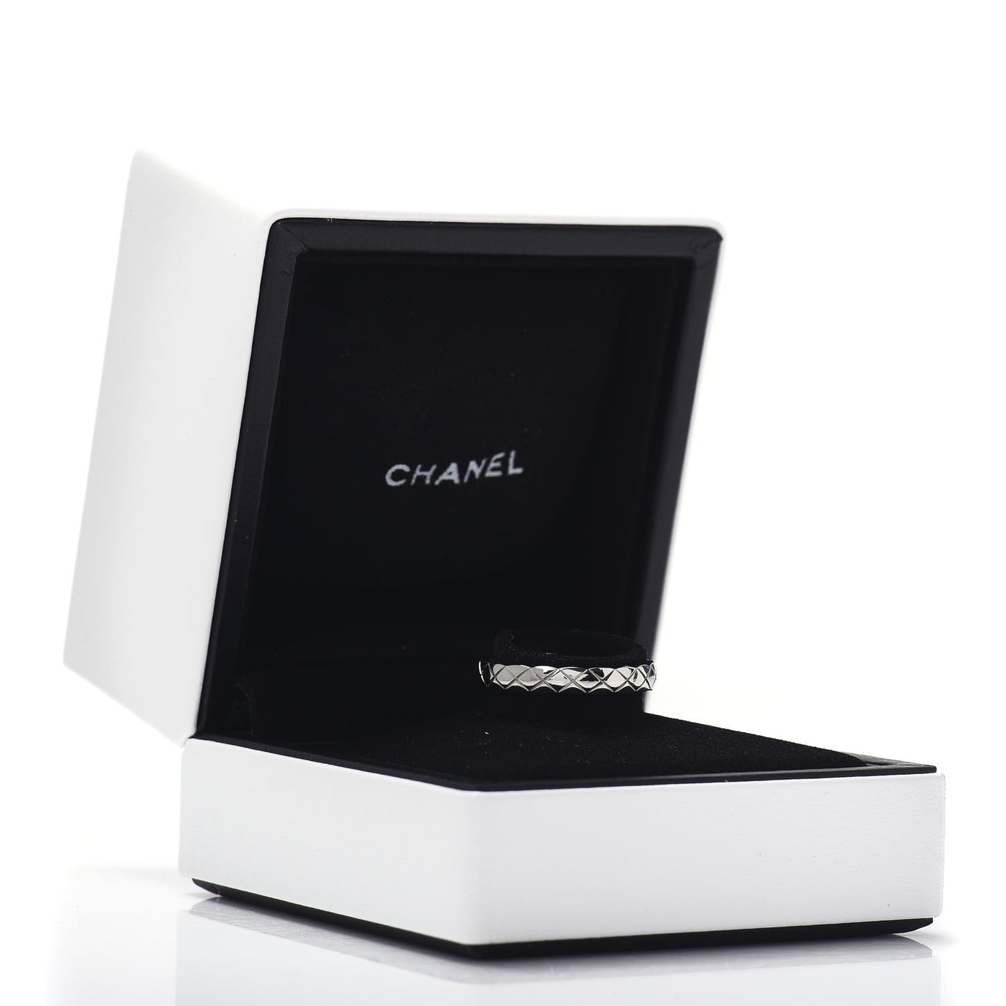 18K White Gold Mini Coco Crush Ring 54 6.75
