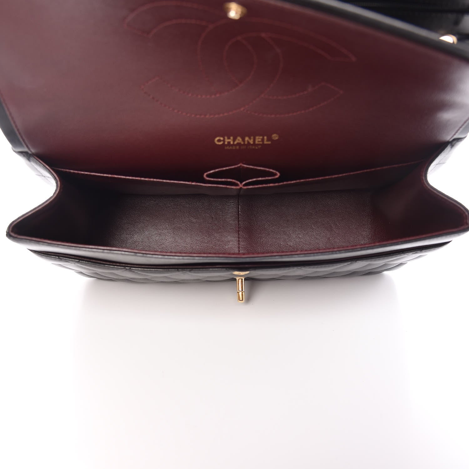 Chanel Lambskin Quilted Jumbo Double Flap Black 5 of 11
