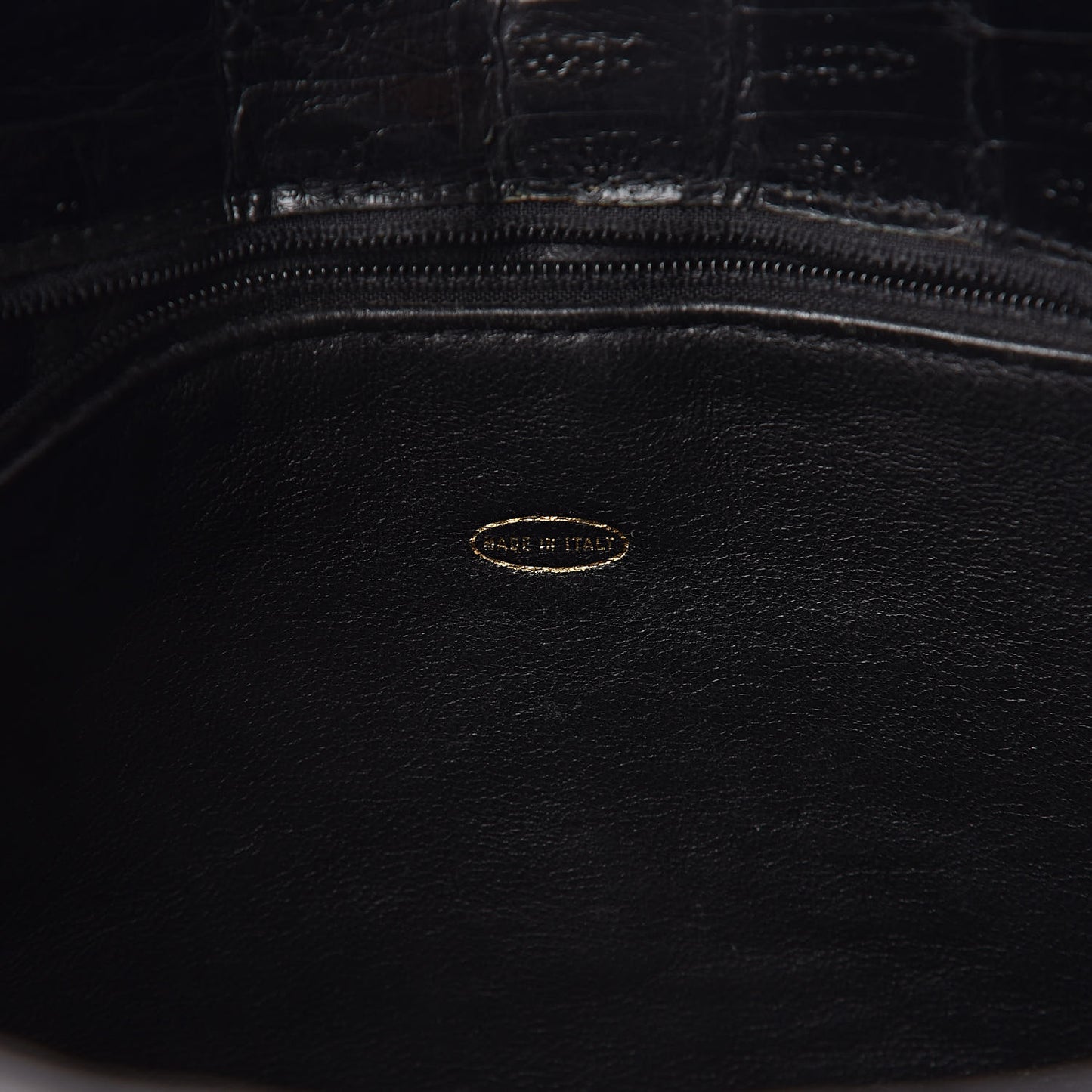 Alligator Tote Black