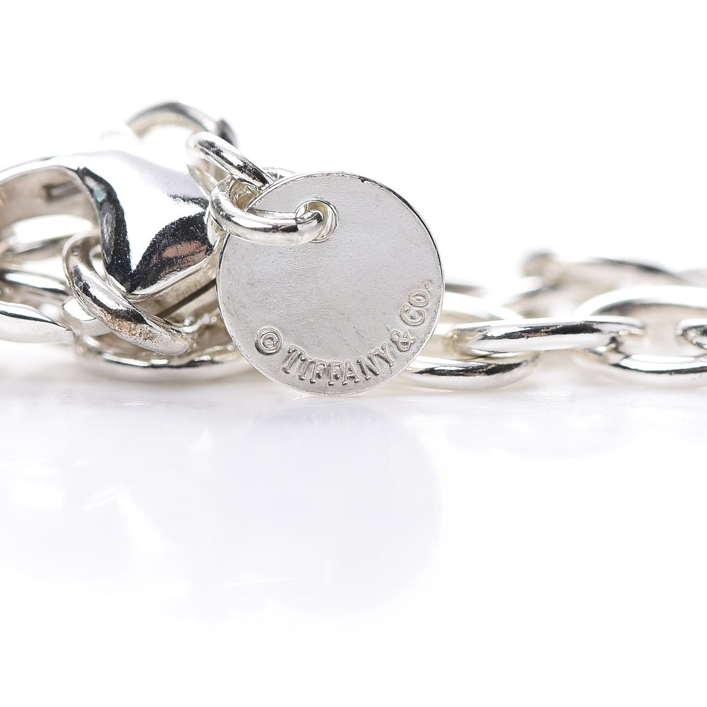 Sterling Silver Narrow Infinity Link Necklace