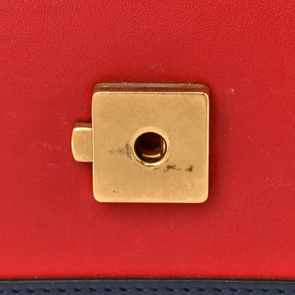 Gucci Calfskin Bamboo Web Medium Dionysus Top Handle Bag Red White Blue 13 of 19