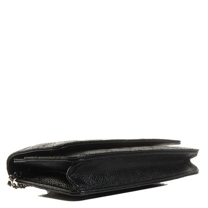Chanel Caviar Quilted Wallet On Chain WOC Black 3 of 8