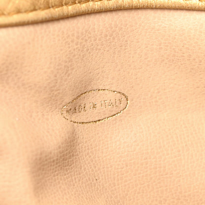 Chanel Metallic Brocade Lambskin CC Drawstring Bag Gold 8 of 12