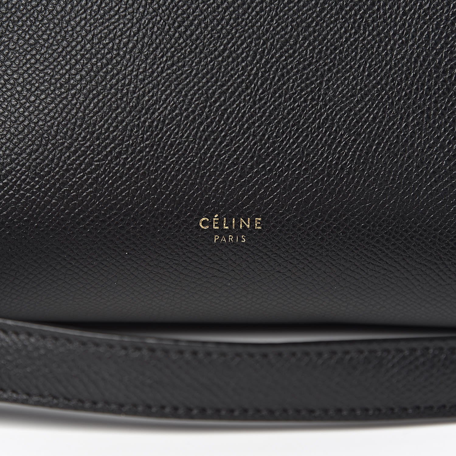 Celine Grained Calfskin Micro Belt Bag Black 6 of 11