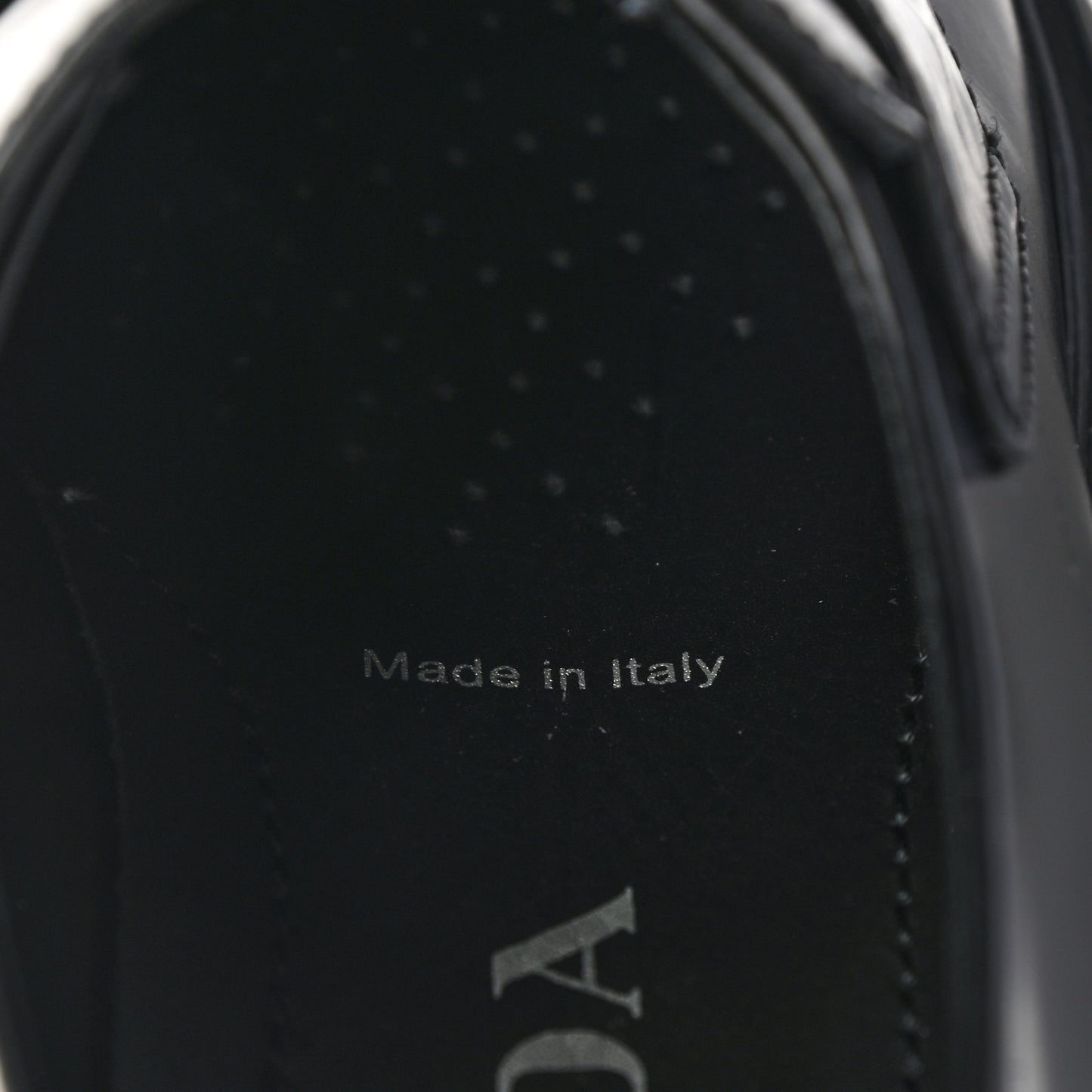 Spazzolato Rois Metal Triangle Logo Monolith 55mm Loafers 37 Black