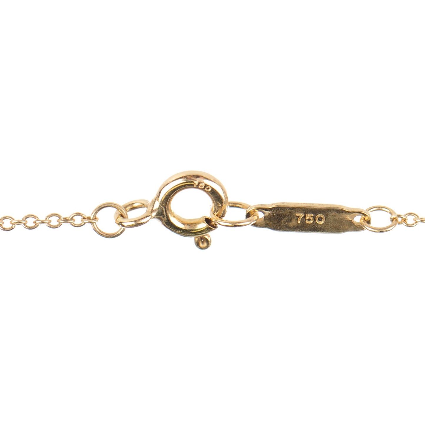 18K Yellow Gold Diamond Somerset Pendant Necklace