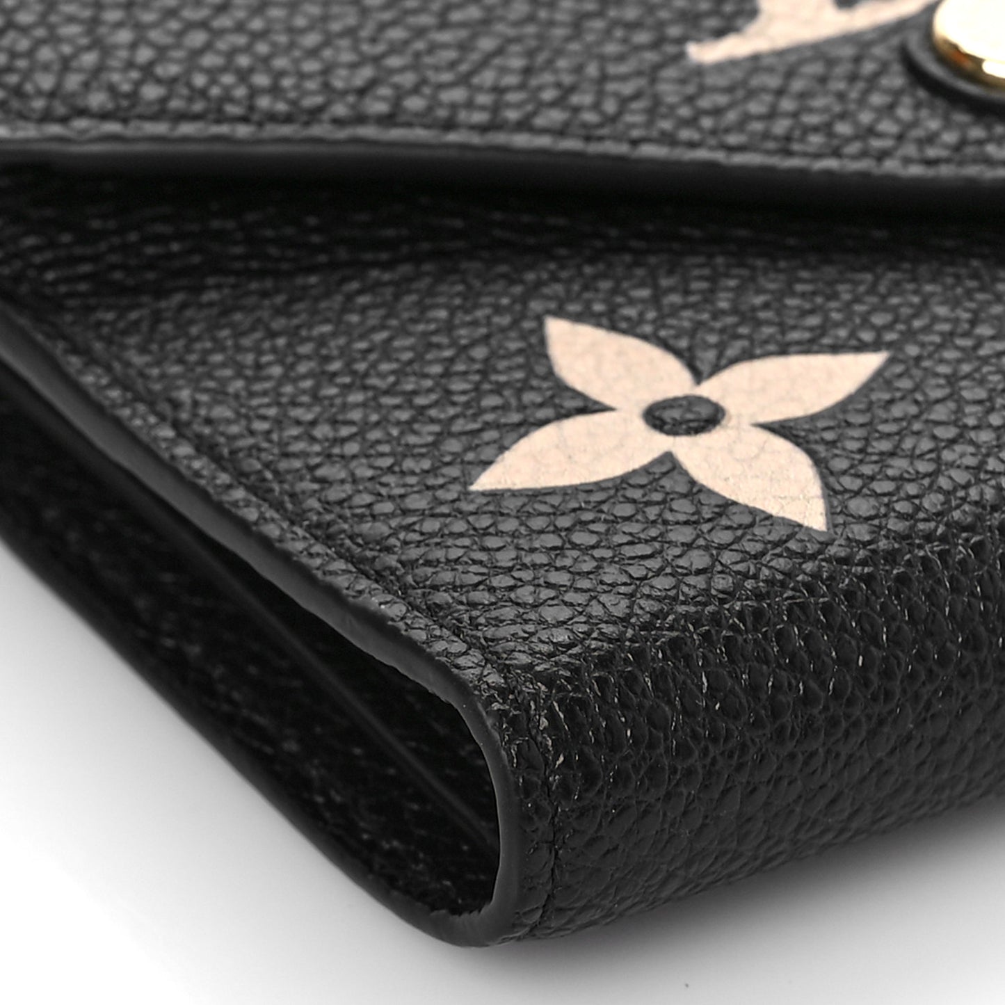 Empreinte Monogram Giant Victorine Wallet Black Beige