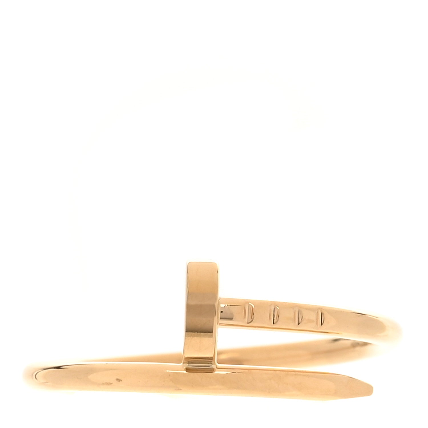 Cartier 18K Yellow Gold Small Juste Un Clou Ring 56 7.5 1 of 6