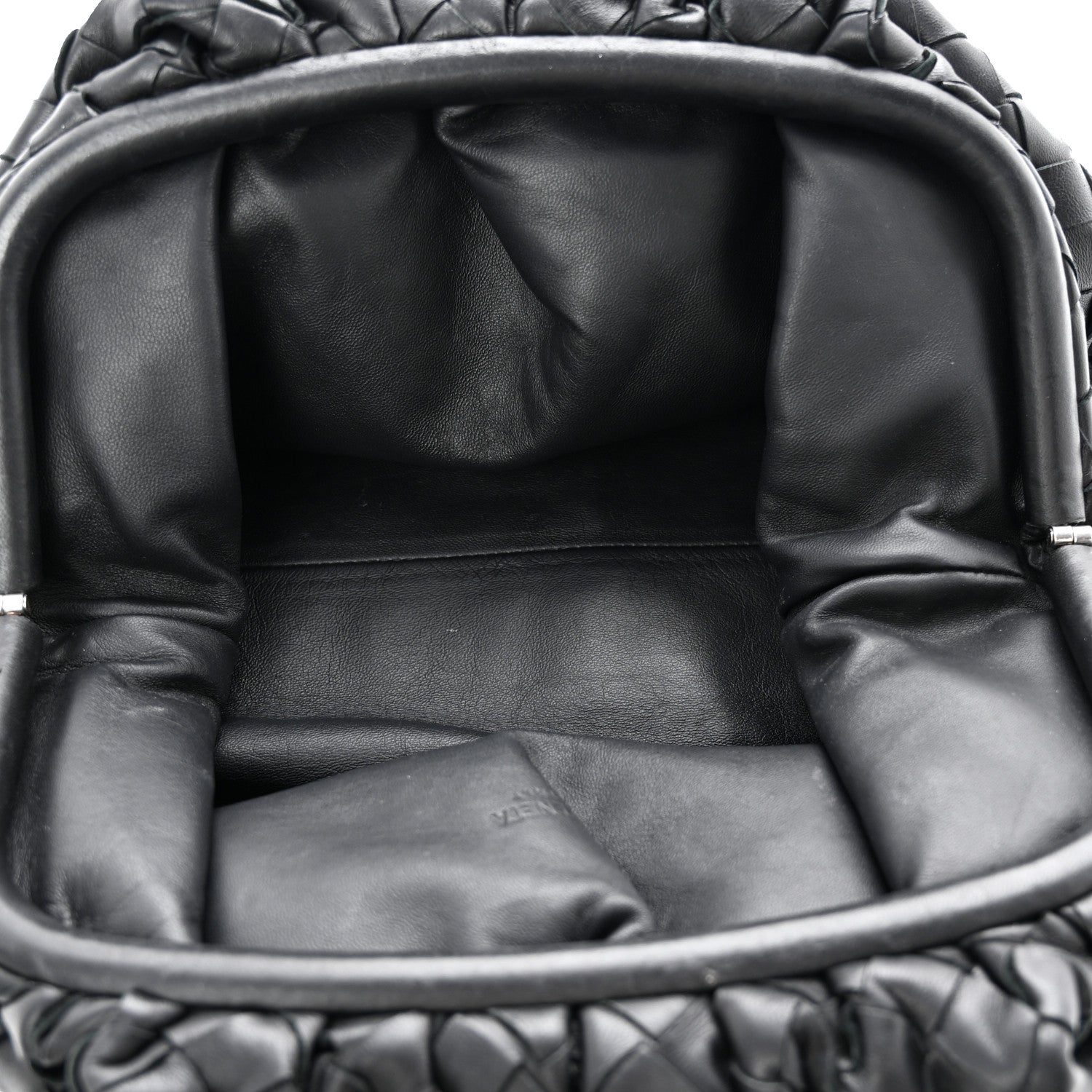 Bottega Veneta Nappa Maxi Intreccio The Pouch Oversized Clutch Black 5 of 12