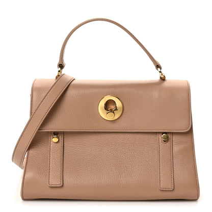 Saint Laurent Calfskin Canvas Small Muse Two Beige 1 of 9